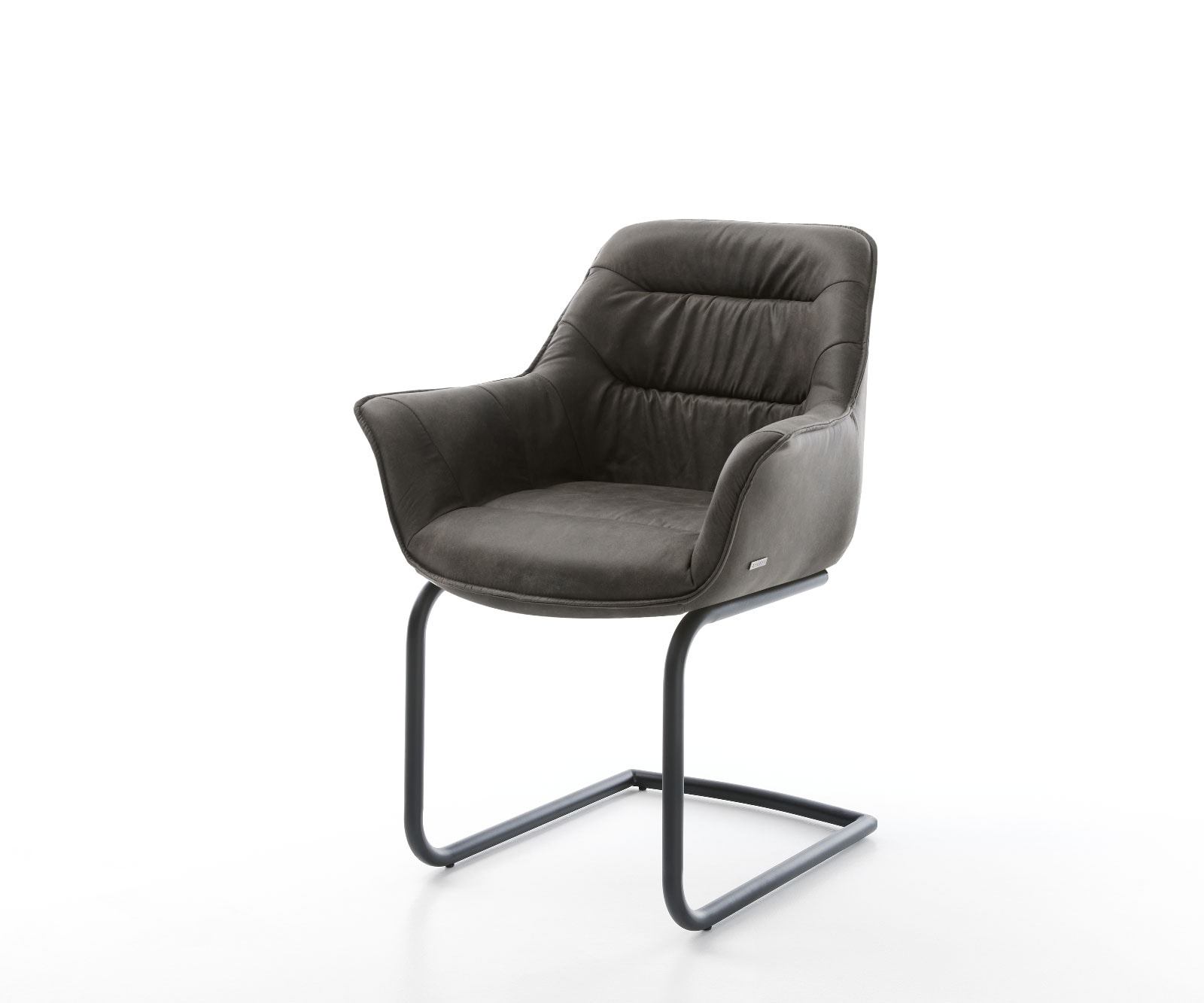 Cantilever Kaira-Flex anthracite vintage cantilever rond noir