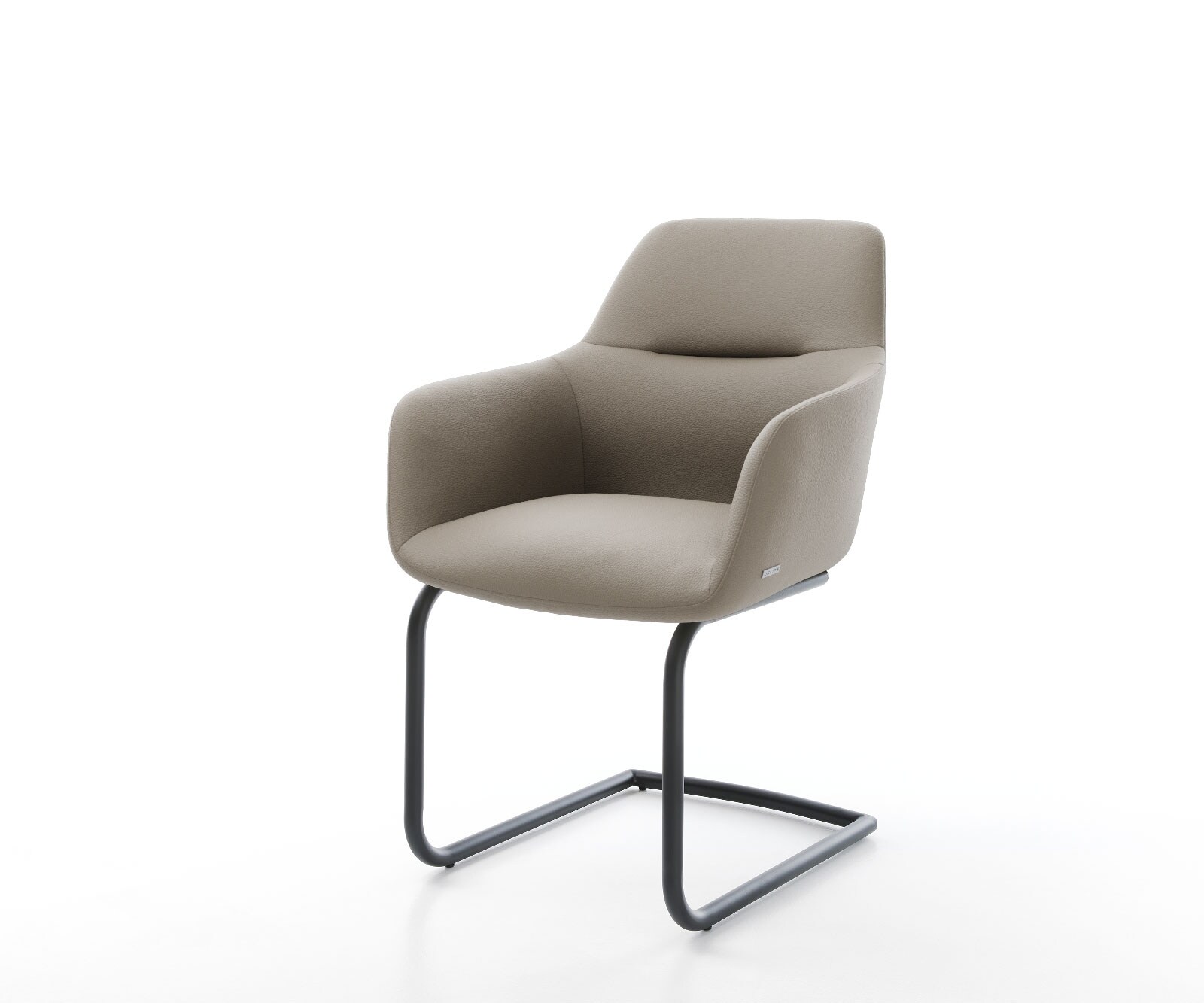 Cantilever Pejo-Flex cuir véritable boue cantilever rond noir